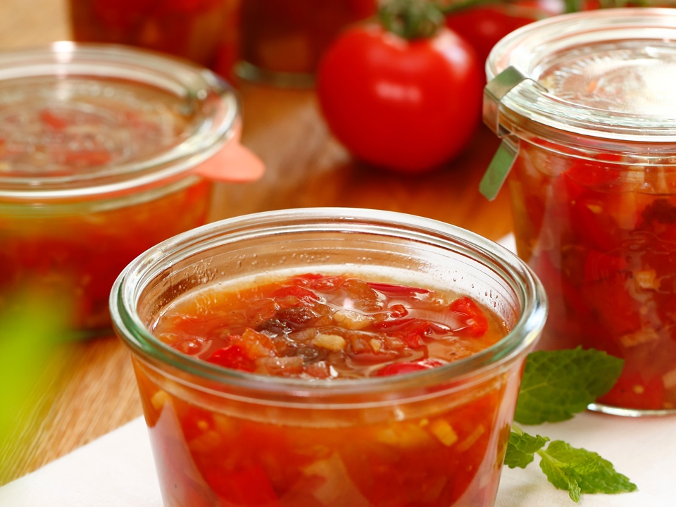 Tomaten-Paprika-Chutney – Hier leben